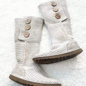 UGG Cardy Knit Boot - Cream